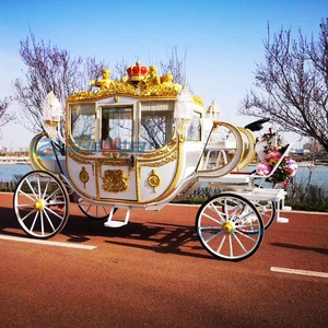 2026 Hot--sell Electric Royal Carriage <b>Horse</b> Drawn Carriage <b>Cinderella</b> <b>Horse</b> Carriage Elegant <b>Horse</b> Carriage Product - Product Image 5
