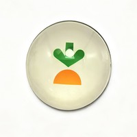 Aimants décoratifs en verre transparent exquis, très demandés, pour réfrigérateur, tableau blanc de bureau, décoration quotidienne et cadeaux