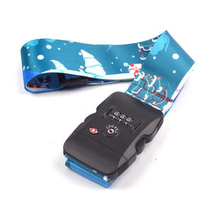 <span class=keywords><strong>Sangle</strong></span> de bagage/ceinture à bagages avec logo personnalisé OEM ODM, accessoires de voyage robustes et tendance, avec serrure TSA et mots de passe - Product Image 5