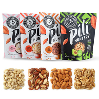 LTCustom Printer Food Snack Pochettes refermables à zip-lock en feuille d'aluminium Emballage en plastique de noix de cajou Sac de poche debout avec fermeture éclair