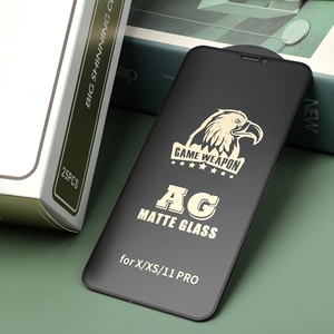 AG 0.4mm trung bình nhôm 150C lớn ARC Tempered Glass bảo vệ màn hình Matte cho Iphone XS Max x 13 14 16 điện thoại di động - Product Image 6