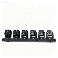 STSLITE-500W LED 6*60W Projecteur à faisceau RGBW avec anneau lumineux auxiliaire à rotation infinie DMX pour DJ, discothèque, éclairage de scène