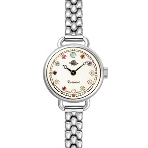 Montre à quartz ronde en alliage d'or pour femmes, avec cadran en strass, bracelet analogique élégant, fermoir papillon de 26mm - Product Image 3