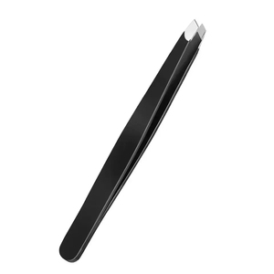 Ensemble d'extension de cils en or rose, 2 pièces, pince à épiler en acier inoxydable et ciseaux à lame tranchante, logo personnalisé, outil de beauté - Product Image 3