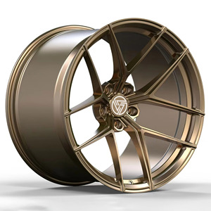 ล้อปลอมแปลงชุบโครเมียม1ชิ้น17-23นิ้ว5X112 5X114.3 5X120สำหรับ Mercedes-AMG C63 BMW M3 M4 RS7 RS5 Audi - Product Image 4