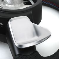 Volant sport M en cuir pleine fleur à fond plat et larges palettes pour BMW F10 F20 F30 M3 F80 M4 F82 M2 F87 M5 F90 X5 E70 E88 E90 E92