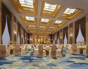 100% naylon baskılı malzeme axstar topu halılar lüks otel döşeme baskı 7 yıldız için özelleştirilmiş tasarım otel odası halı