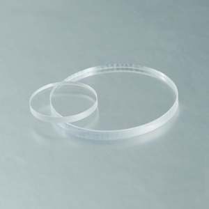 Ventana VUV de fluoruro de magnesio MgF2 pulido plano redondo de alta transmisión personalizada Ventana de vidrio óptico recubierto AR - Product Image 2