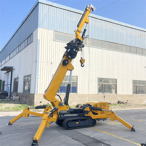 رافعة صغيرة مجنزرة عنكبوت صغيرة للخدمة الشاقة ساق تلسكوبية هيدروليكية - Product Image 2