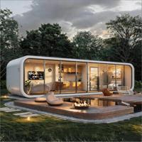 Maison modulaire personnalisable, cabane Apple, maison préfabriquée, pods de glamping, cuisine, maison d'hôtes, Airbnb, camping, hôtel, ADU