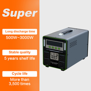แบตเตอรี่สำรองแบบพกพา Super GOODCELL Pure Sine Wave รุ่น PES03-500/1000/2000/3000 Super GOODCELL สถานีไฟฟ้าพกพา - Product Image 5