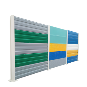 Panneau de barrière acoustique en acier galvanisé pour autoroute, réduction <span class=keywords><strong>du</strong></span> bruit extérieur, <span class=keywords><strong>mur</strong></span> acoustique pour routes et autoroutes - Product Image 1