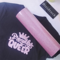 Transferencia de calor de hojaldre de alta calidad, serigrafía personalizada Htv, vinilo de transferencia de calor 3D Glitter Puff Flex, transferencia de calor para ropa