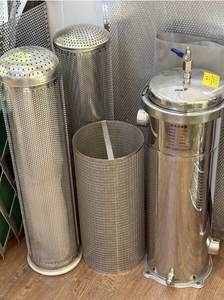 Piezas de máquina de tratamiento de aguas residuales personalizadas, barril de malla metálica de tambor de filtro de acero inoxidable SUS304 - Product Image 6