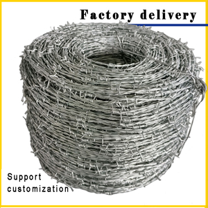 Nhà sản xuất tại Trung Quốc PVC tráng nhúng nóng độ bền kéo cao dây sắt cao an ninh hàng rào dây thép gai cho trang trại - Product Image 2