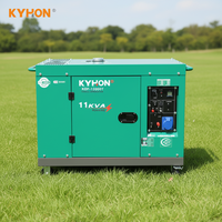 Vente directe usine : Générateurs diesel silencieux (groupe électrogène) 8,5 kW avec ATS et télécommande pour alimentation de secours