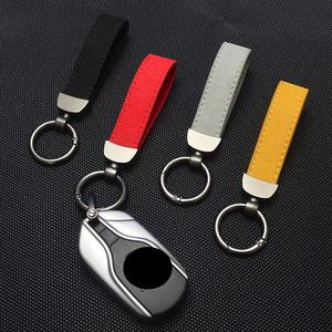 Leather Car Keychain for Car Brands Handmade Premium Metal <b>Key</b> <b>Ring</b> Accessories With Logo Present for Man and Woman - Product Image 2