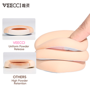 VEECCI/Serie de Esponjas de Maquillaje Marshmallow con Patrón de Calidad Superior, Esponja Suave y de Ajuste Perfecto para Base de Maquillaje, Linda - Product Image 6