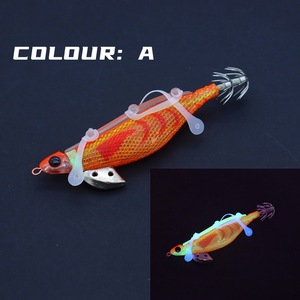 Anzuelo <span class=keywords><strong>Egi</strong></span> de pesca de camarón de acero inoxidable luminoso anzuelo de plantilla de calamar para pesca de mar de carpa de agua dulce - Product Image 1