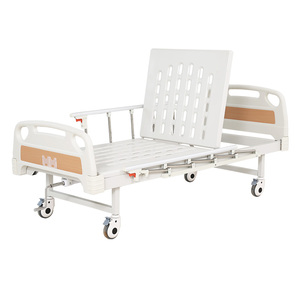 <span class=keywords><strong>Lit</strong></span> médicalisé monofonction réglable certifié CE ISO - <span class=keywords><strong>Lit</strong></span> de soins <span class=keywords><strong>pour</strong></span> cliniques et soins à domicile avec barrières latérales pliantes - Product Image 1