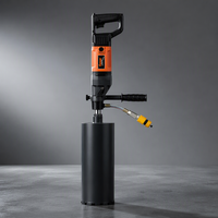 Machine de forage diamantée puissante avec moteur durable, pour le perçage de trous de climatisation et d'alimentation en eau dans les murs de bâtiments