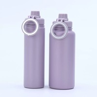 Bouchon de remplacement pour bouteille d'eau à large ouverture, anti-fuite, avec support magnétique pour téléphone, pour bouteilles d'eau isothermes en acier inoxydable