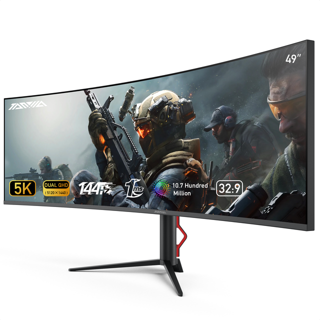 49 Inch 5K Curved Ultrawide Gaming Monitor 60Hz USB-C for PC Laptop OEM Factory