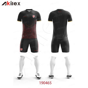 เสื้อฟุตบอลโพลีเอสเตอร์แบบระเหิดสำหรับทีมชุดฟุตบอลระบายอากาศได้ดีเสื้อ100% ออกแบบได้ตามต้องการ - Product Image 5