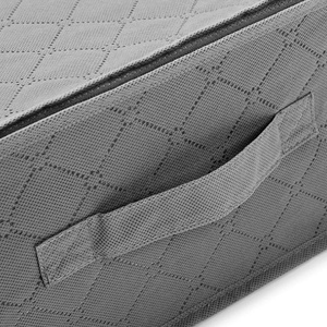 Sac de rangement pliable et roulant anti-poussière en non-tissé pour dortoir et sous le lit, organisateur de vêtements - Product Image 2
