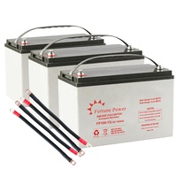 Sunshine N150 12V 150Ah batterie au plomb scellée à cycle profond Exide UPS avec pack lithium-ion