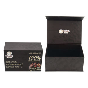 Cartón Personalizado <span class=keywords><strong>1kg</strong></span> Diwali frutas secas nueces forma de libro Cierre magnético cajas de embalaje de regalo rígido para nueces - Product Image 1