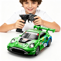 WGNRC 64001 Voiture de sport miniature RC entièrement proportionnelle à l'échelle 1/64, Jouet de voiture de drift RC miniature haute vitesse, Jouet de voiture de course RC miniature de bureau