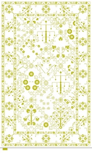 Alfombra de Algodón Estampada de Gran Tamaño, Precio Competitivo, Alfombra para Área de Juegos, Sala de Estar, Dormitorio Juvenil, Lavable, Tejido Plano, Diseño Novedoso - Product Image 3