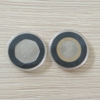 Capsule pour pièces de monnaie avec insert en mousse personnalisé pour la numismatique et la collection de pièces