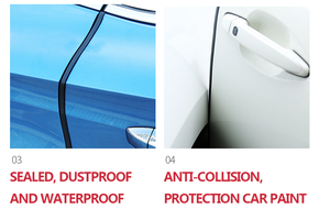 C0159 striscia di protezione della portiera dell'auto striscia decorativa protezione del paraurti laterale della portiera dell'auto generale striscia per lo styling dell'auto resistente ai graffi - Product Image 6