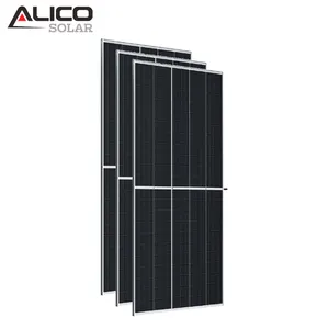 High efficiency Mono crystalline 550w bifacial solar panel 500 w dual glass factory sell directly