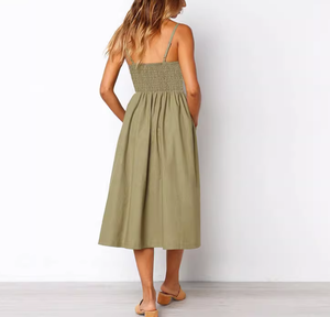 Abito da donna in cotone <span class=keywords><strong>e</strong></span> cotone per ragazze con tasca per famiglia, abiti coordinati per mamma <span class=keywords><strong>e</strong></span> <span class=keywords><strong>io</strong></span>, vestito da moka per donna - Product Image 1