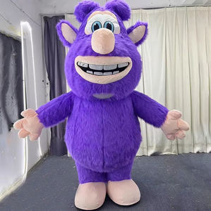 Púrpura inflable Cool Mouse Cosplay <span class=keywords><strong>mascota</strong></span> disfraz inflable felpa adulto <span class=keywords><strong>mascota</strong></span> disfraces oso de peluche <span class=keywords><strong>mascota</strong></span> para adultos - Product Image 1