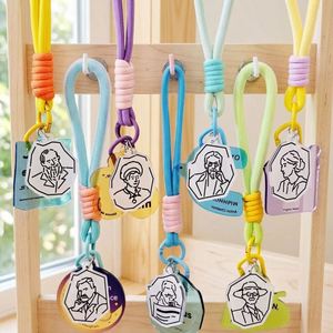 พวงกุญแจอะคริลิคสินค้าสร้างสรรค์วัฒนธรรมอนิเมะพร้อมโลโก้แบบกำหนดเอง - Product Image 4