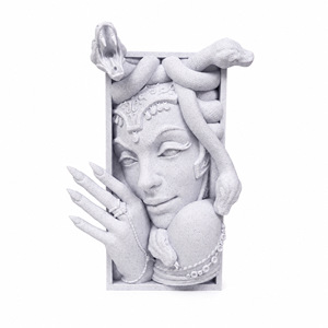 Fermalibri Medusa Incorniciato in ABS Inciso per Decorazioni di Compleanno per Adulti - Product Image 3