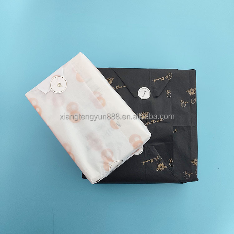 Wholesale Recyclable Paper Tissue Packaging for Gift Flower with Custom Logo and Offset Printing