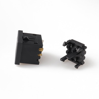 Prise NEMA 10A en laiton, cuivre et nylon avec connecteurs femelles à 3 broches pour montage sur panneau, 1 prise AC PDU 110-250V CCC/CE/TUV Noir