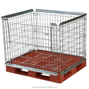 <span class=keywords><strong>Roll</strong></span> Cage Stilage Thiết Bị Lưu Trữ Wareghouse <span class=keywords><strong>Container</strong></span> Cho Siêu Thị Có Thể Gập Lại Thiết Bị Xe Đẩy - Product Image 4