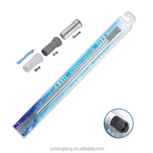 Tringle <span class=keywords><strong>de</strong></span> <span class=keywords><strong>douche</strong></span> droite en acier inoxydable moderne, réglable et extensible - Résistante à la rouille, durable et écologique pour la salle <span class=keywords><strong>de</strong></span> bain - Product Image 4