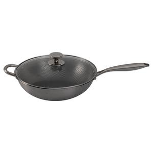 Poêle à frire en nid d'abeille antiadhésive de <span class=keywords><strong>32</strong></span> <span class=keywords><strong>cm</strong></span> pour table de cuisson à <span class=keywords><strong>induction</strong></span> Poêle antiadhésive à gaz - Product Image 3