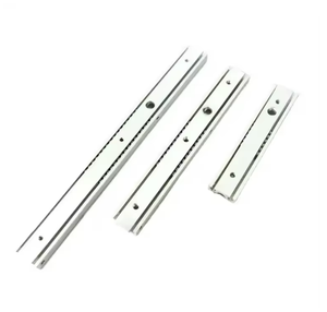 Al0820pt 20 मिमी चौड़ा <span class=keywords><strong>2</strong></span>-सेक्शन एल्यूमीनियम मिश्र धातु एकल स्लाइड, कीबोर्ड समर्थन के लिए, प्रकाश लोड मॉडल - Product Image 2