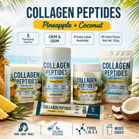 Collagène en poudre de qualité supérieure pour femmes et hommes, peptides hydrolysés, sans saveur, mélange nutritionnel, emballage personnalisé, fournisseur en gros d'usine