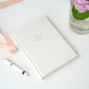 Tùy chỉnh A5 in vải linen ràng buộc bìa cứng kế hoạch cổ điển Tạp Chí in nhật ký máy tính xách tay - Product Image 1