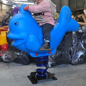 Cheval à bascule en peluche de printemps, équipement de terrain de jeu - Product Image 3