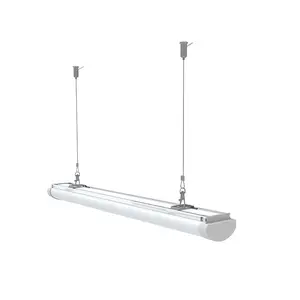 ETL 2ft4ft Linkable LED Wraparound Fixture Lighting smart linear strip Commercial Linear Led Ceiling Wraparound Light